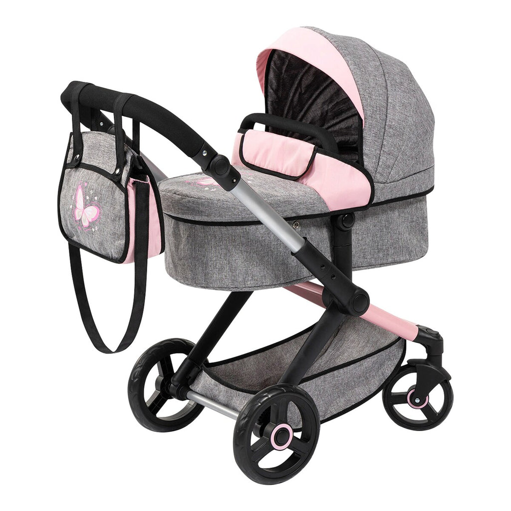 Kombi-dukkevogn Xeo med sportssete og justerbart håndtak forfra
