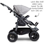 Detalj av Kombienhet bærebag og sete til Duo, grå