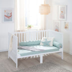 Kombiseng 70x140 cm Easy Sleep med 3 høyder detalj av treverk