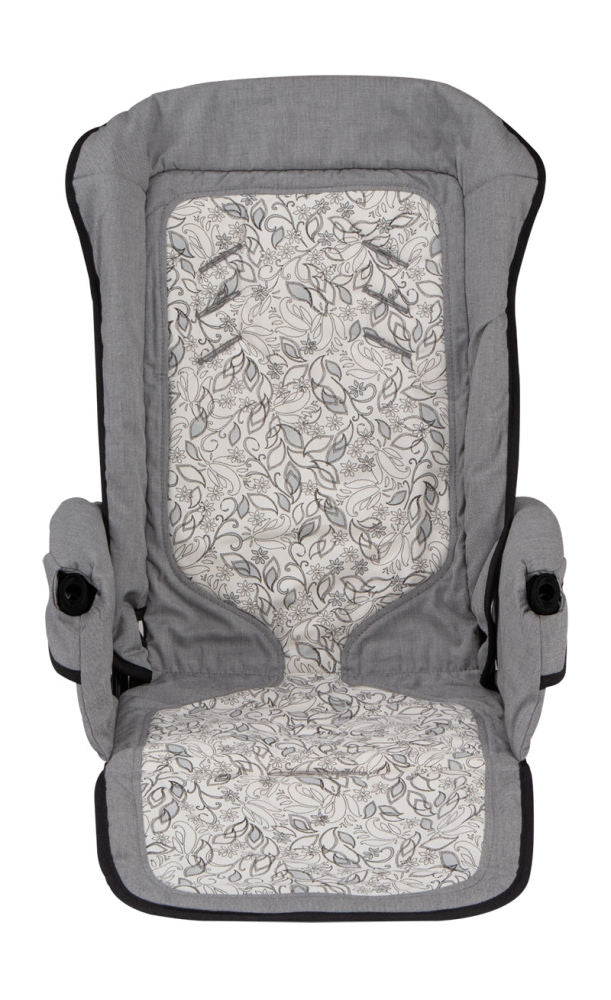 Kombisetepute for barnevogn Lux Evo 90x45 cm økologisk bomull fra Naturkind forfra