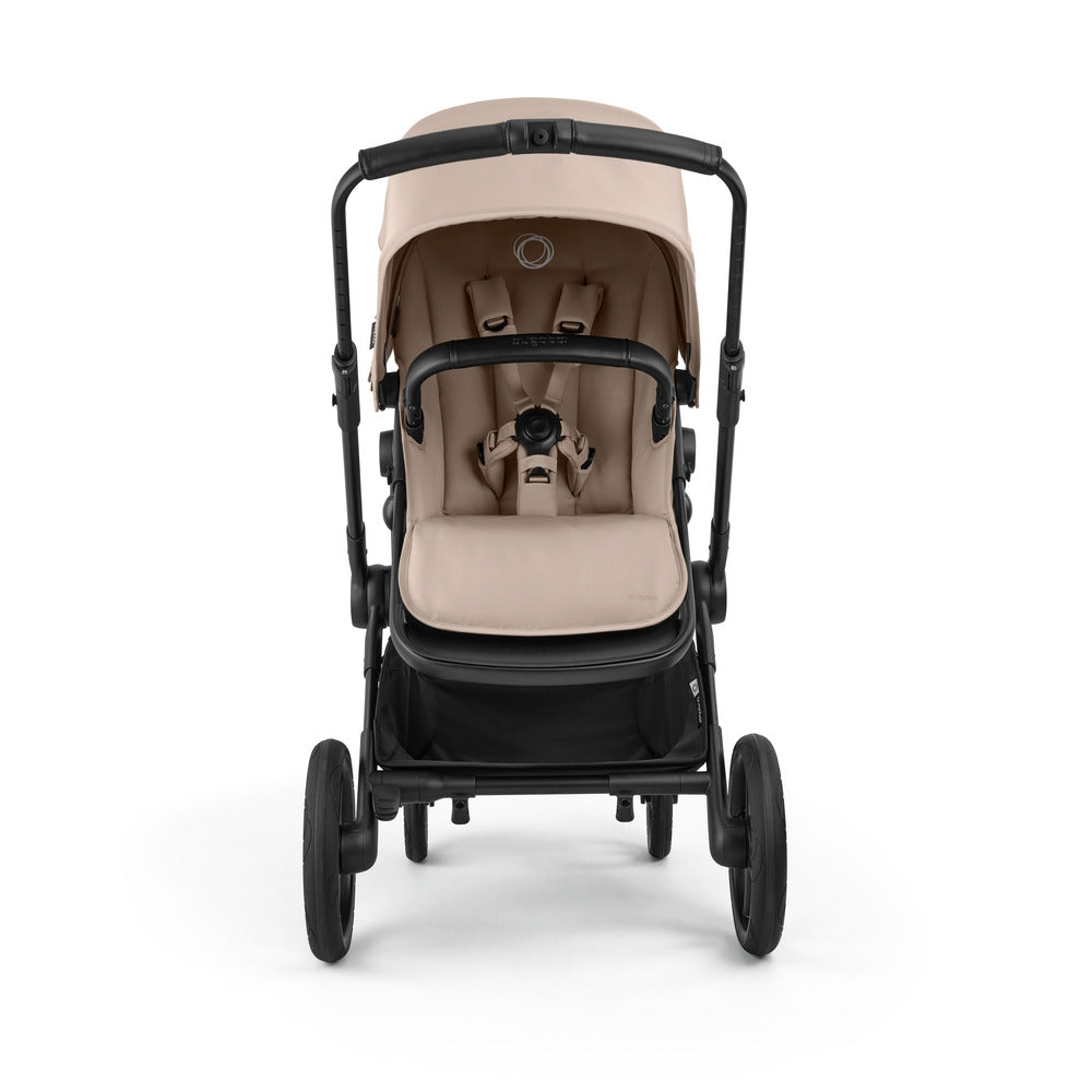 Kombivogn 2-i-1 Desert Taupe/Black sett bakfra