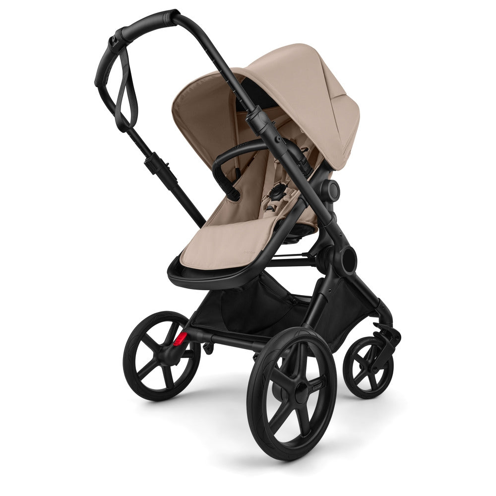 Montert Kombivogn 2-i-1 Desert Taupe/Black med barn