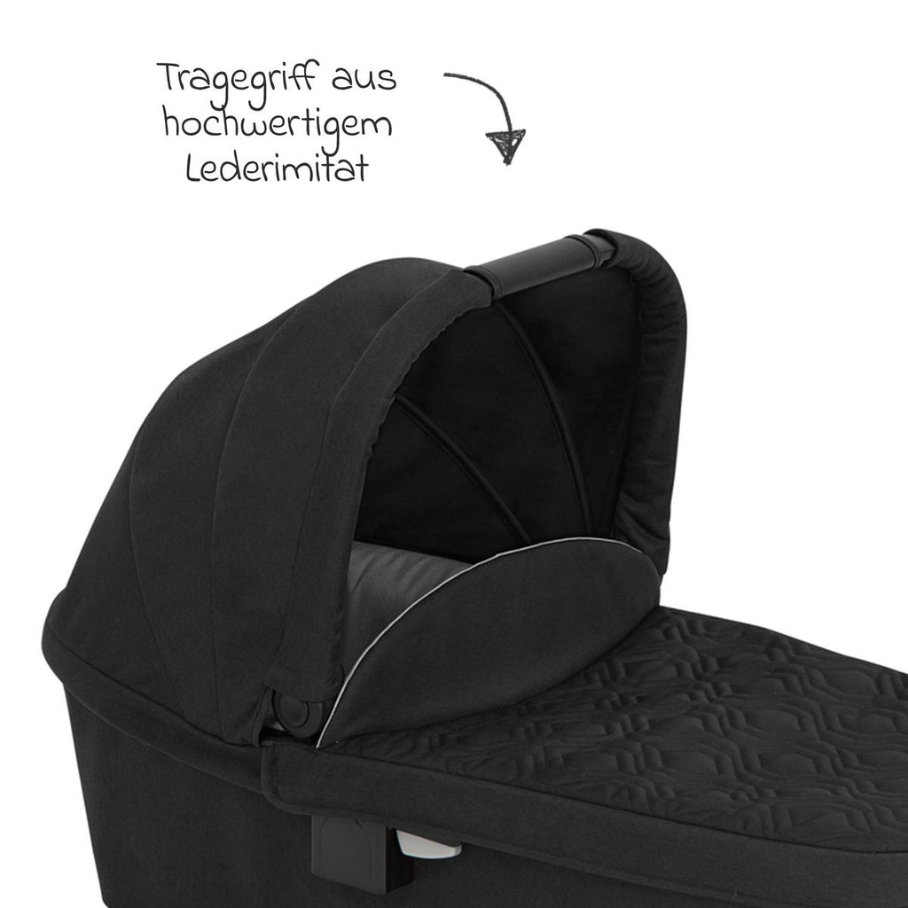 Oppbevaringskurv under Kombivogn 3-i-1 Near2Me DLX med bærebag og babystol SnugLite
