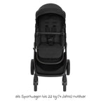 Kombivogn 3-i-1 Near2Me DLX med bærebag og babystol SnugLite med lukket sammenlegg