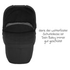 Sportssete på Kombivogn 3-i-1 Near2Me DLX med bærebag og babystol SnugLite