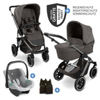 Kombivogn 3-i-1 Salsa 5 Air med bærebag og bilstol Tulip front