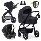Kombivogn 3-i-1 Saturn R Trio med i-Size babystol forfra