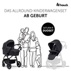 Kombivogn 3-i-1 Saturn R Trio med i-Size babystol montert