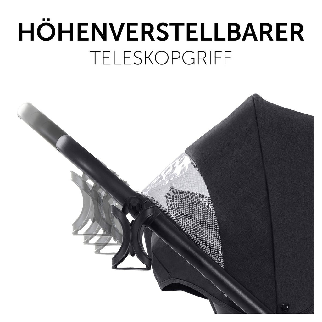 Sammenfoldet Kombivogn 3-i-1 Saturn R Trio med i-Size babystol