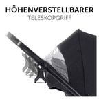 Sammenfoldet Kombivogn 3-i-1 Saturn R Trio med i-Size babystol