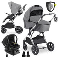 Kombivogn 4-i-1 Vision X Trio med i-Size babystol forfra