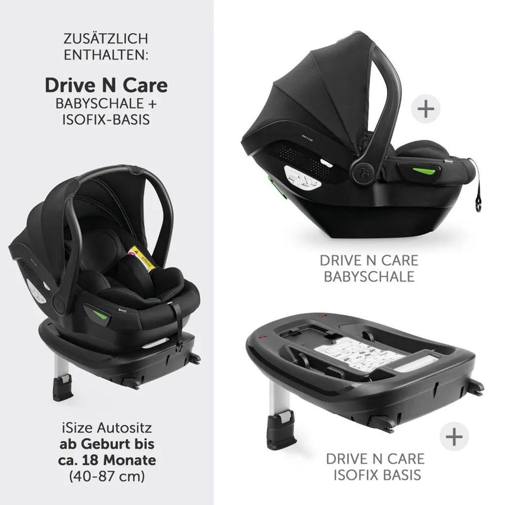 Detalj av hjul på Kombivogn 4-i-1 Vision X Trio med i-Size babystol