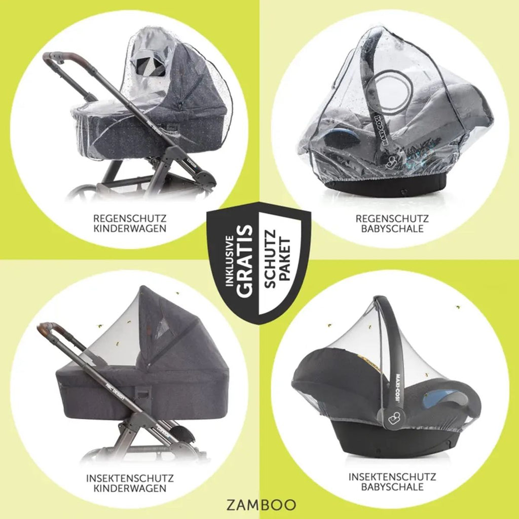 Montert Kombivogn 4-i-1 Vision X Trio med i-Size babystol