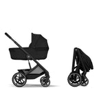 Bakside av Kombivogn Balios S Lux med Fold Cot Moon Black