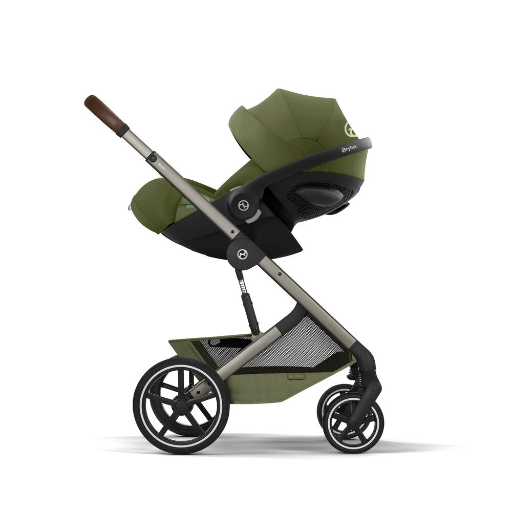 Kombivogn Balios S Lux med Fold Cot, Moss Green - Cybex