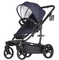 Kombivogn Blade Sport Ebony med flat-fold teknologi forfra
