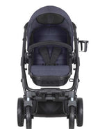 Kombivogn Blade Sport Ebony med flat-fold teknologi bakside