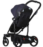 Montert Kombivogn Blade Sport Ebony med flat-fold teknologi
