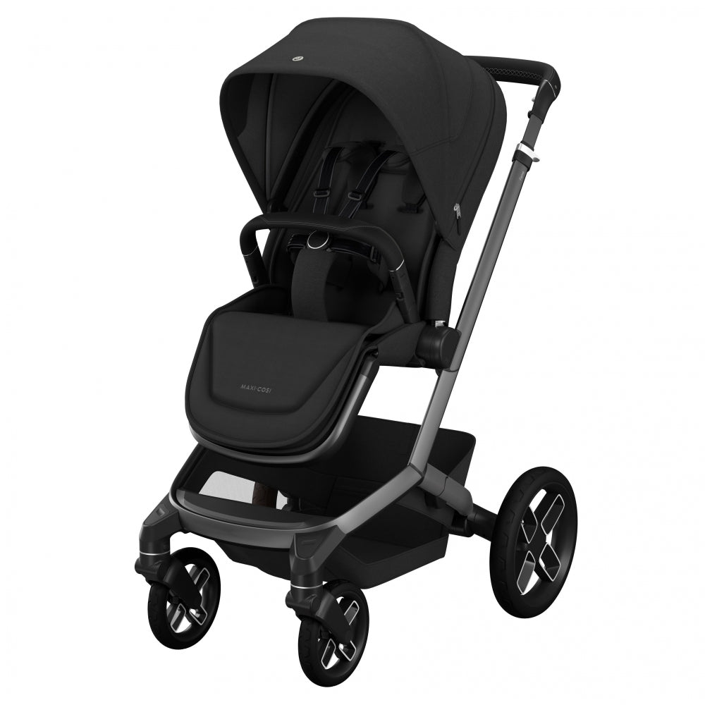 Montert Kombivogn Fame Luxe Twillic Black inkl. babybag