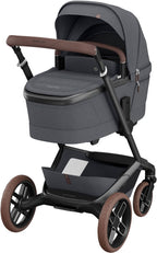 Kombivogn Fame Twillic Graphite inkl. babybag bakside
