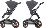 Kombivogn Fame Twillic Graphite inkl. babybag håndtak justering