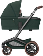 Kombivogn Fame Twillic Green inkl. babybag forfra