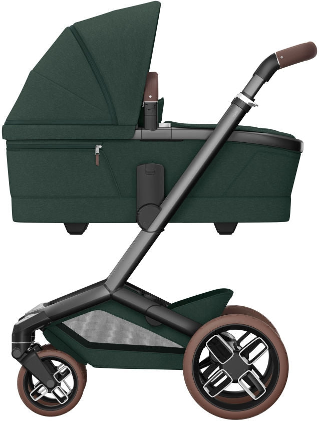 Kombivogn Fame Twillic Green inkl. babybag forfra