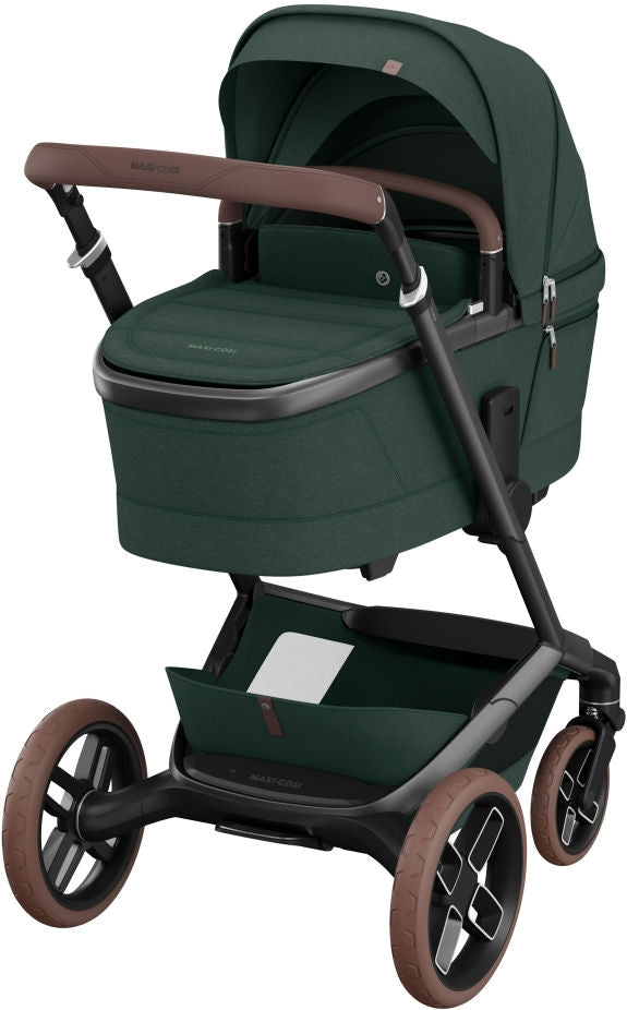 Kombivogn Fame Twillic Green inkl. babybag bakside