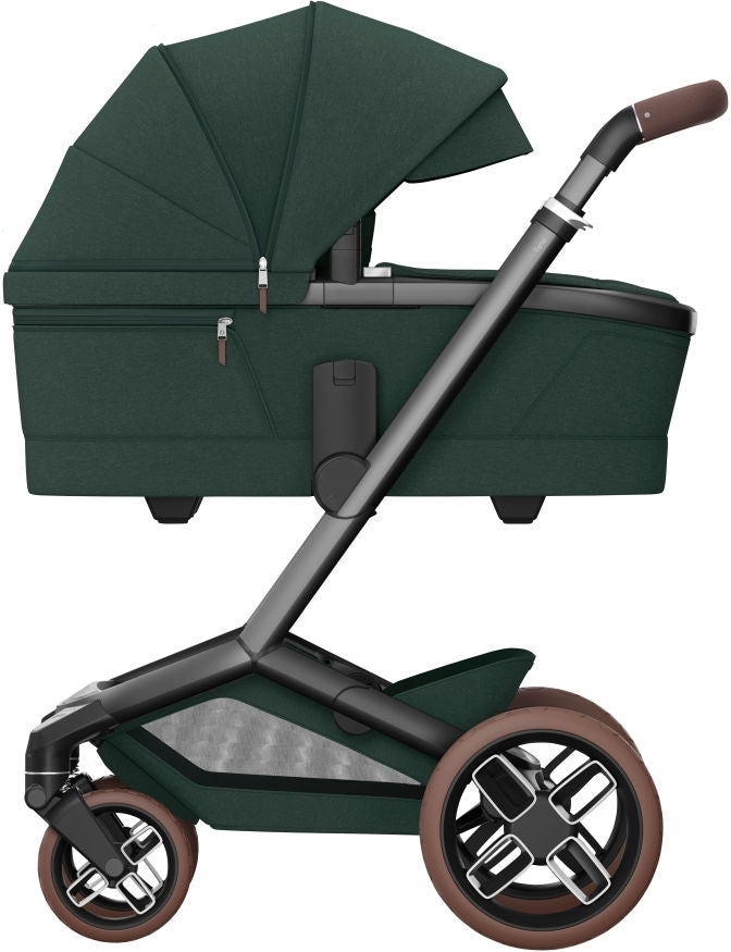 Detalj av setet på Kombivogn Fame Twillic Green inkl. babybag
