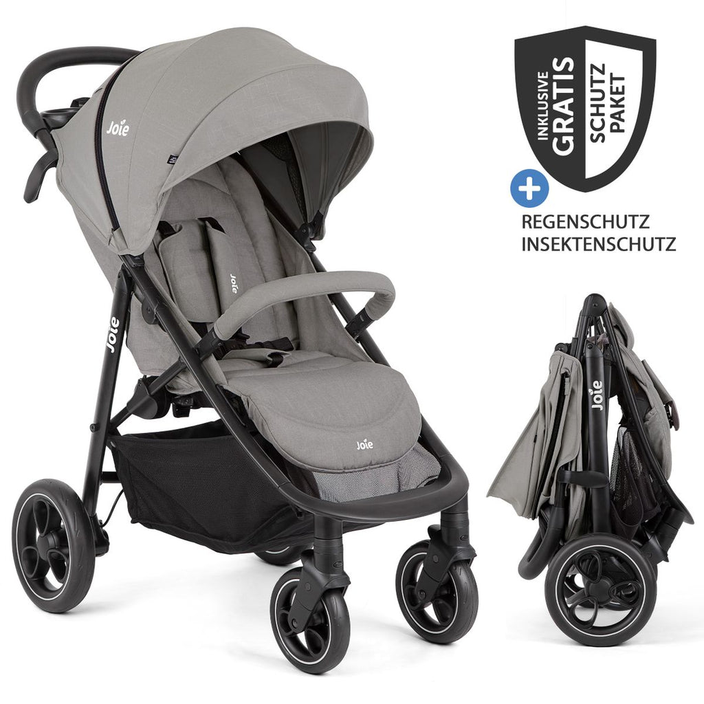 Bakside av Kombivogn Litetrax 2-i-1 sett med bærebag Ramble XL