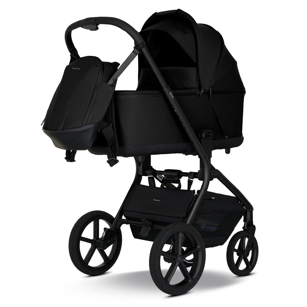 Kombivogn MAVI 2-i-1 startsett Pure Black - My Junior forfra