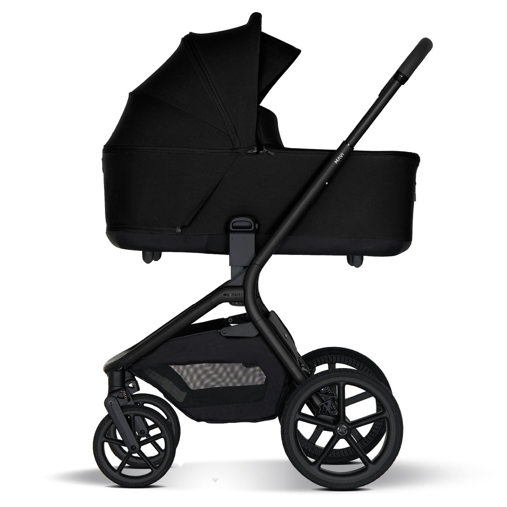 Detaljbilde av hjul på Kombivogn MAVI 2-i-1 startsett Pure Black - My Junior