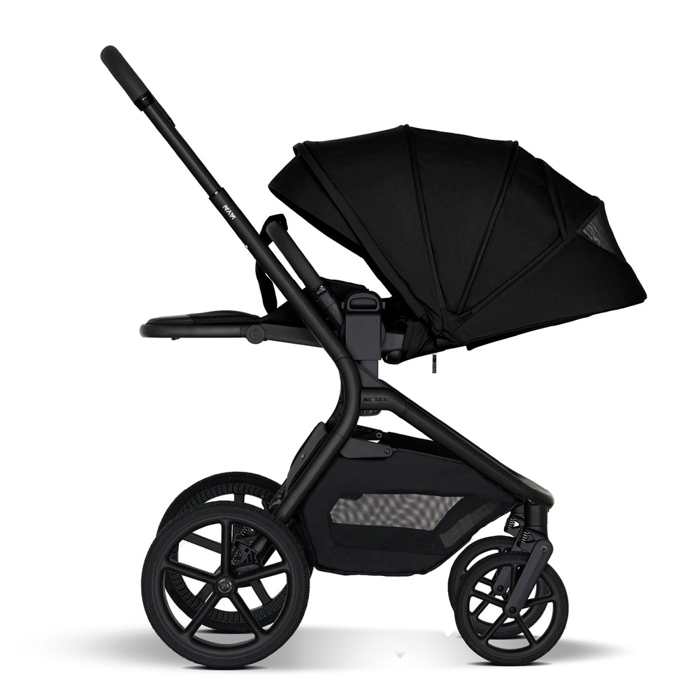 Oppbevaringslommer på Kombivogn MAVI 2-i-1 startsett Pure Black - My Junior