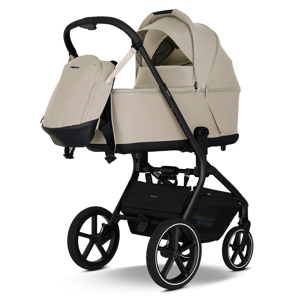 Kombivogn MAVI 2-i-1 startsett Sandstone Beige forfra