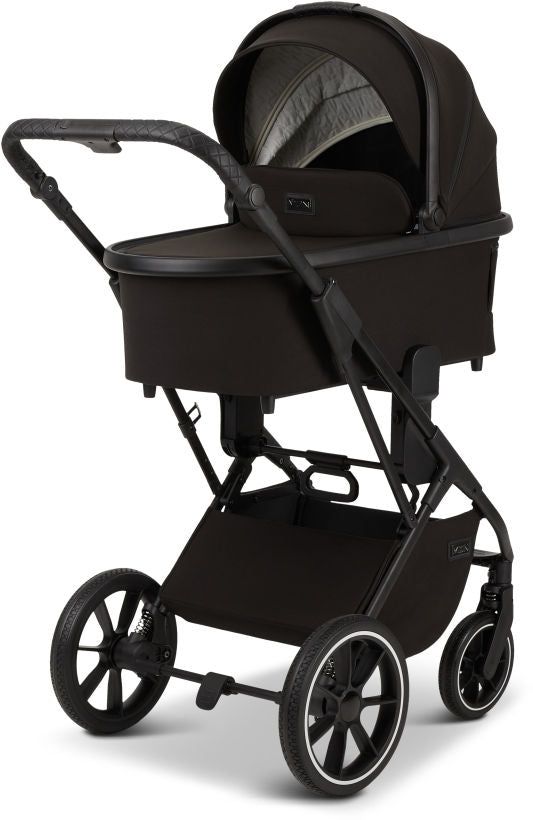 Kombivogn Piú 2024 black/black matt bakside