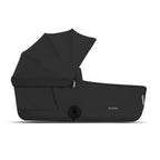 Nærbilde av stoff på Kombivogn Priam 5 Comfort Matt Black med babybag Sepia Black