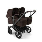 Kombivogn tvillingsett med liggedeler og seter Bugaboo Donkey 6 Twin forfra