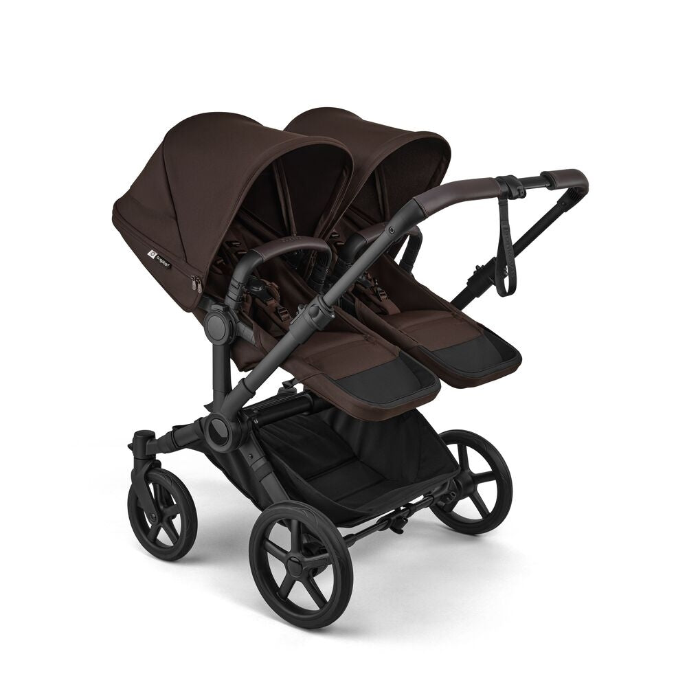 Montert Kombivogn tvillingsett med liggedeler og seter Bugaboo Donkey 6 Twin