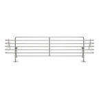 Komfyrgitter Classic 65x18,5 cm med klemfeste bakside