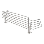 Komfyrgitter Classic 65x18,5 cm med klemfeste forfra