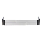 Komfyrgitter XL uttrekkbart 57-90 cm, høyde 12 cm bakside