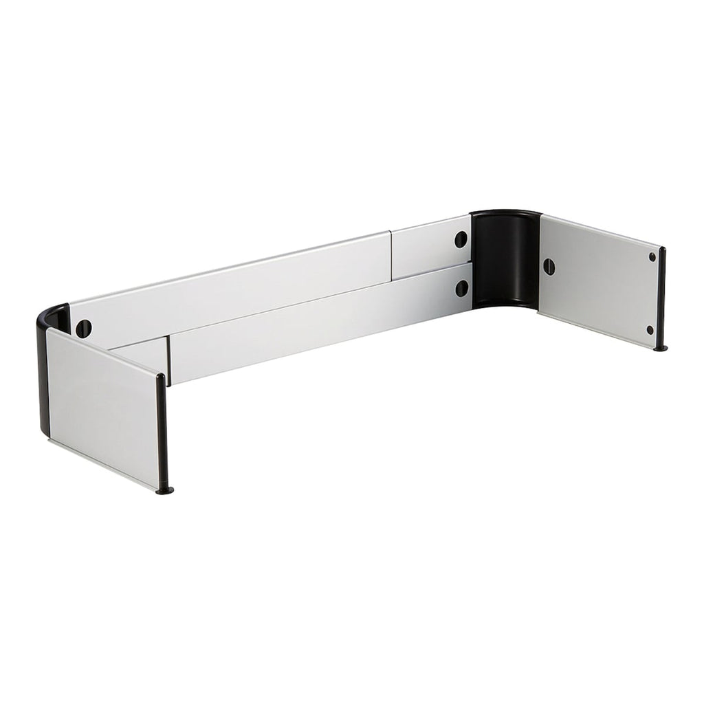 Komfyrgitter XL uttrekkbart 57-90 cm, høyde 12 cm detalj av klebeskinner