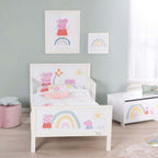 Peppa Pig sengetøy på Komplett barneseng 70x140 cm Peppa Pig med tekstiler