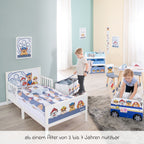 komplett barneseng med sengebunn og sengetoy paw patrol roba bakside
