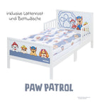 komplett barneseng med sengebunn og sengetoy paw patrol roba detalj av sengebunn