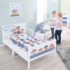 komplett barneseng med sengebunn og sengetoy paw patrol roba farge blå