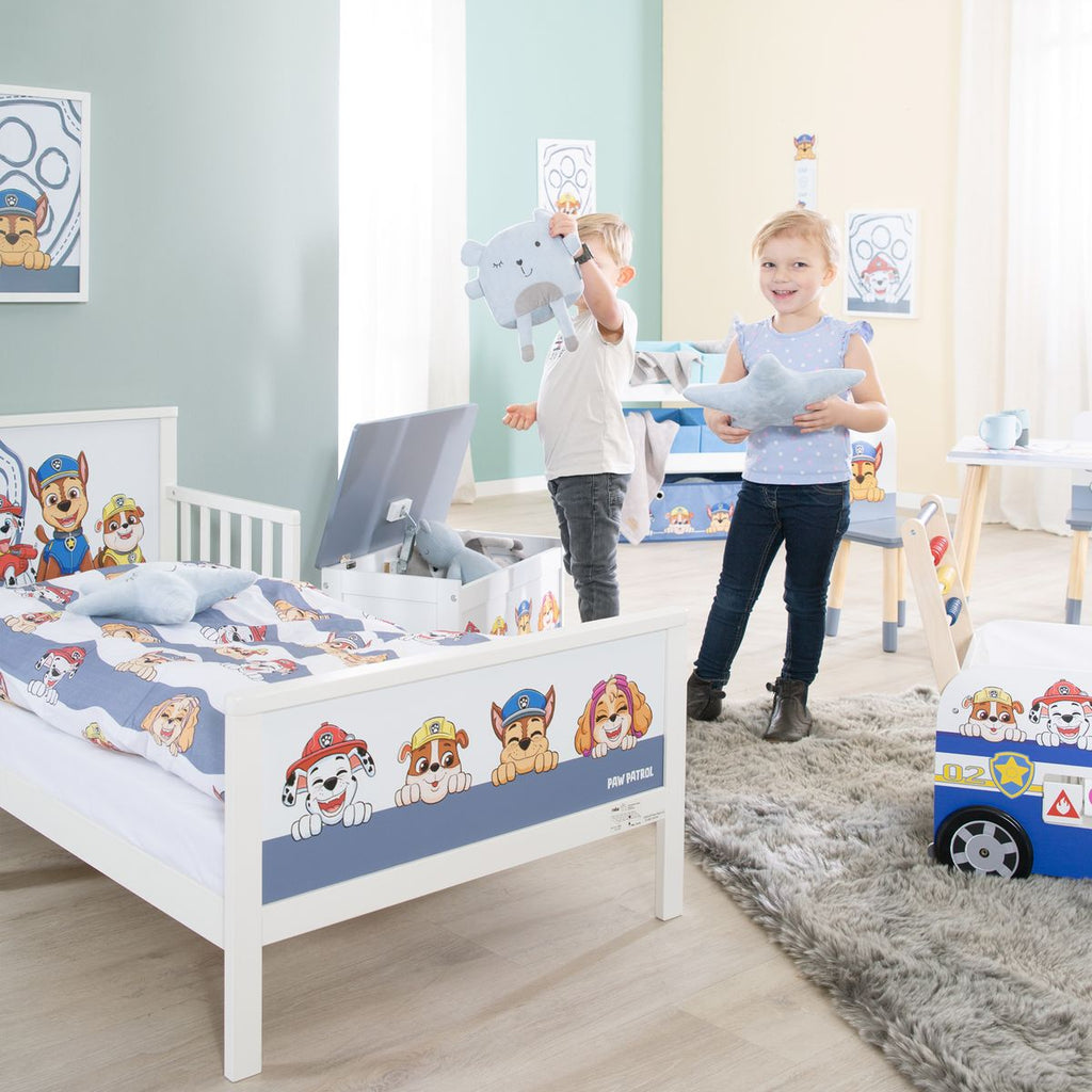 komplett barneseng med sengebunn og sengetoy paw patrol roba barn som sover