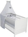 Komplett sengesett 70x140 cm Jumbo Twins grå med madrass