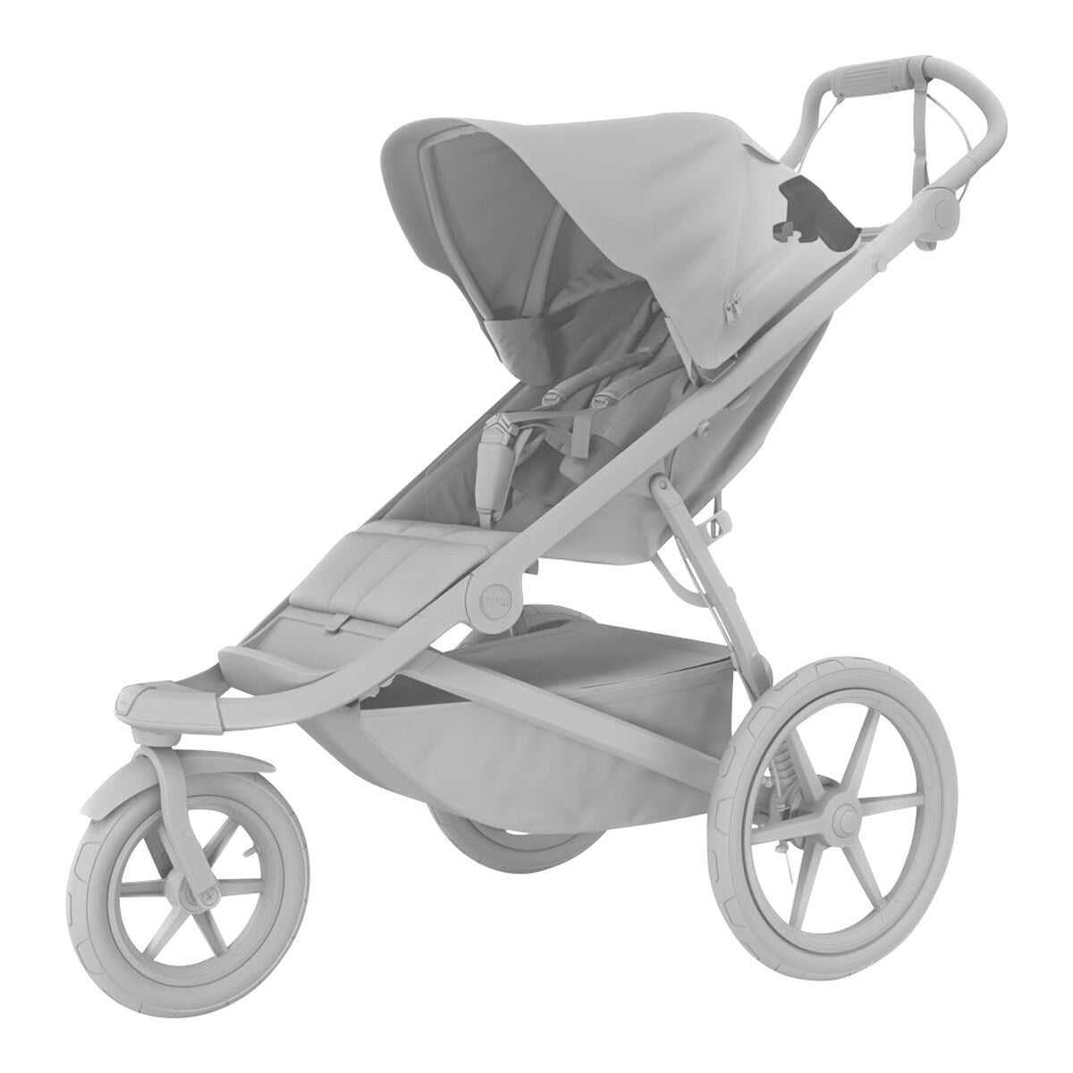 Koppholder for sykkeltilhenger og barnevogn 470 ml+ bakside