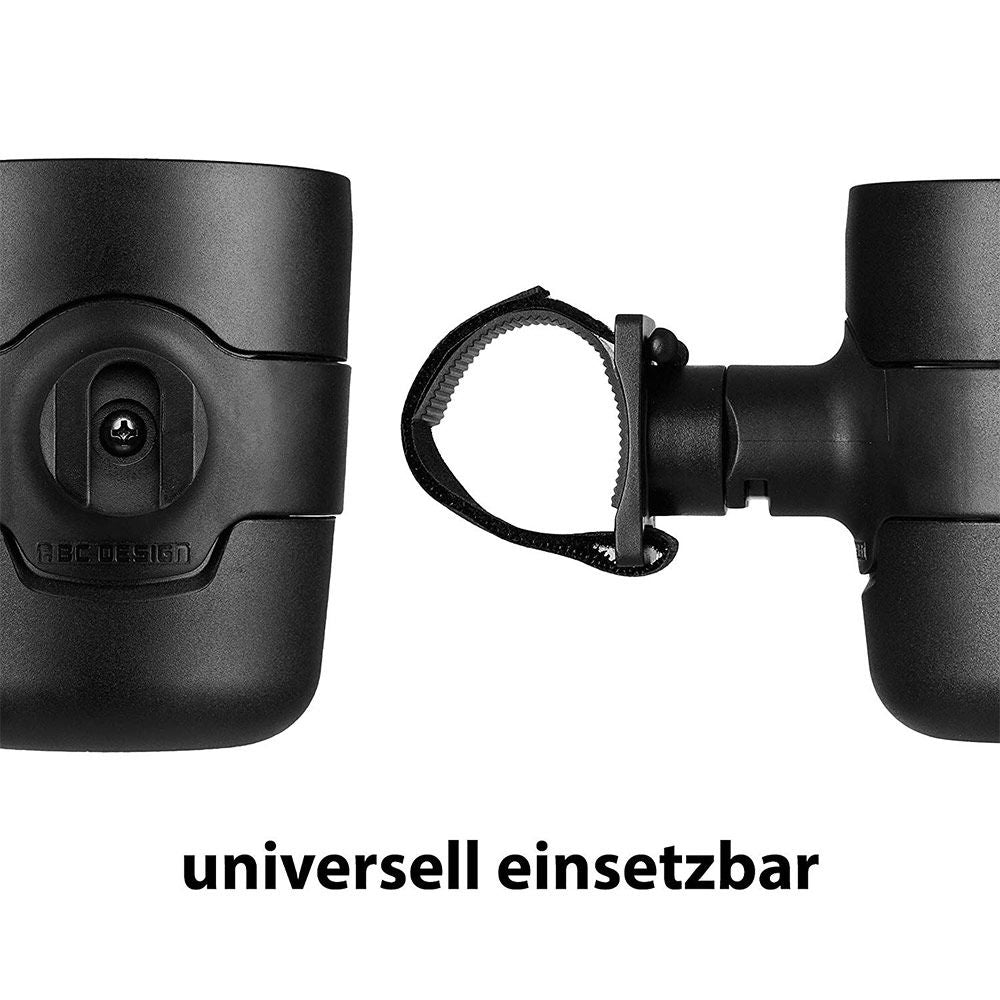 Detalj av koppholder universal til barnevogn og sportsvogn, svart - ABC Design